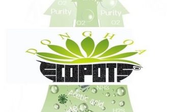 Symbol of absorbing toxic from Donghoa's flowerpot